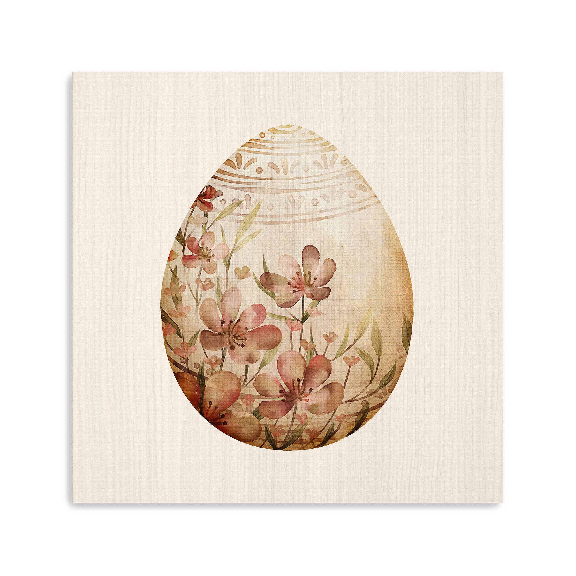 Lumaprints Floral Egg I Canvas Giclée Art